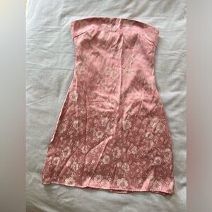 Princess Polly Pink Strapless Sheath Dress